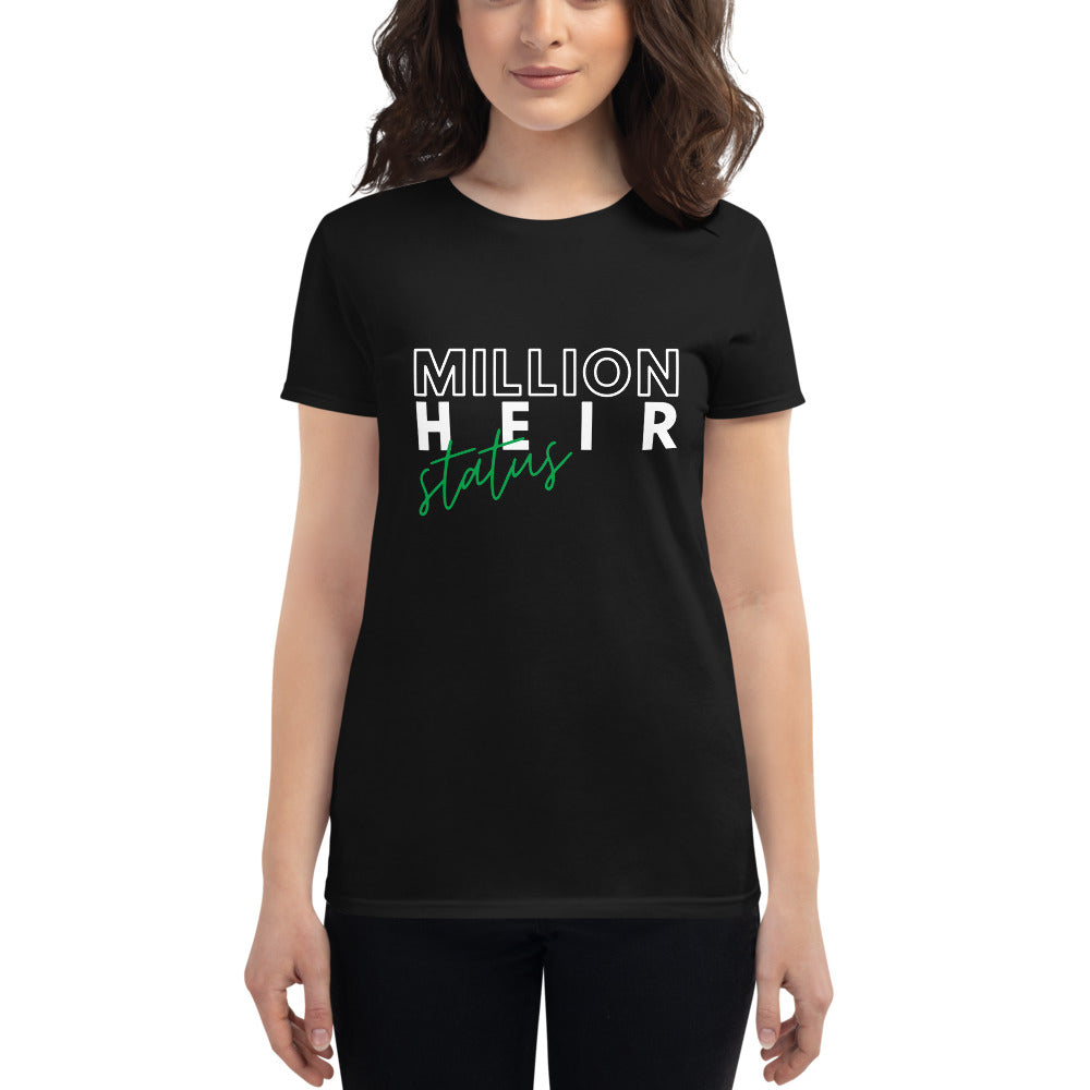 "MillionHeir" Women's short sleeve t-shirt