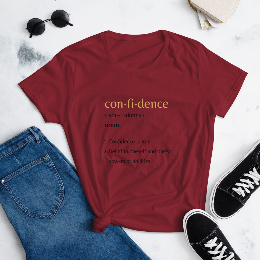 "Confidence" Women's short sleeve t-shirt